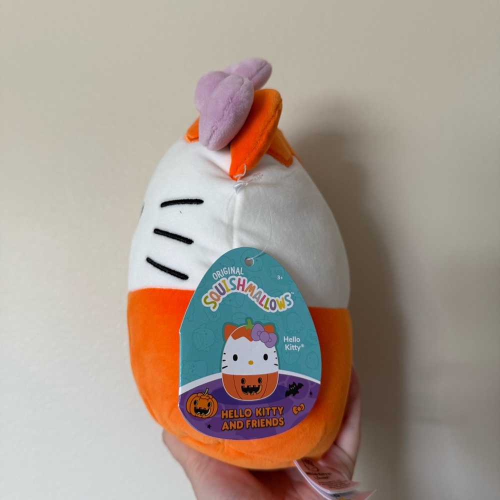 NWT 8โ Hello Kitty Sanrio Pumpkin Squishmallow - Picture 2 of 2